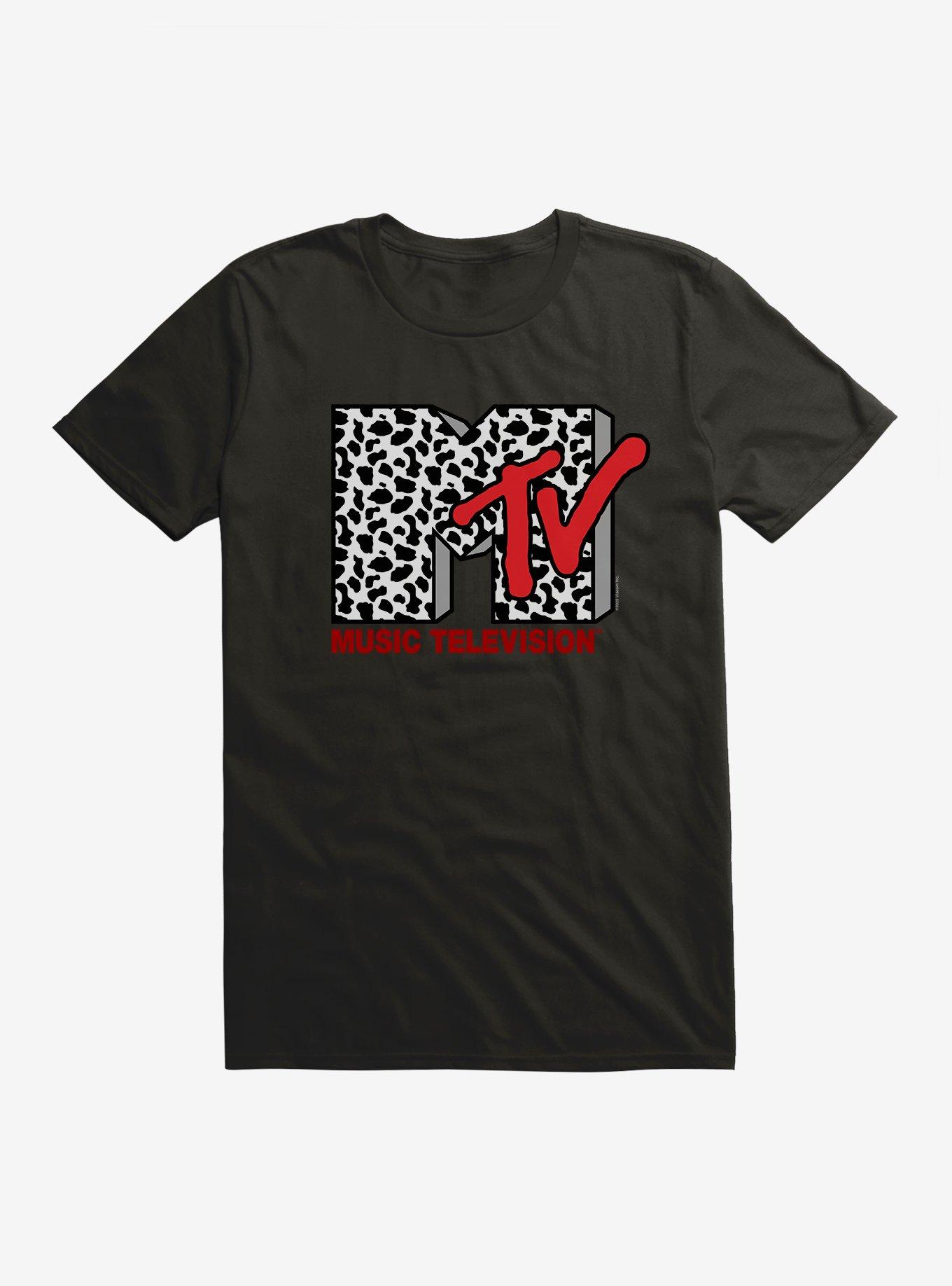 MTV Cow Print Logo T-Shirt, , hi-res