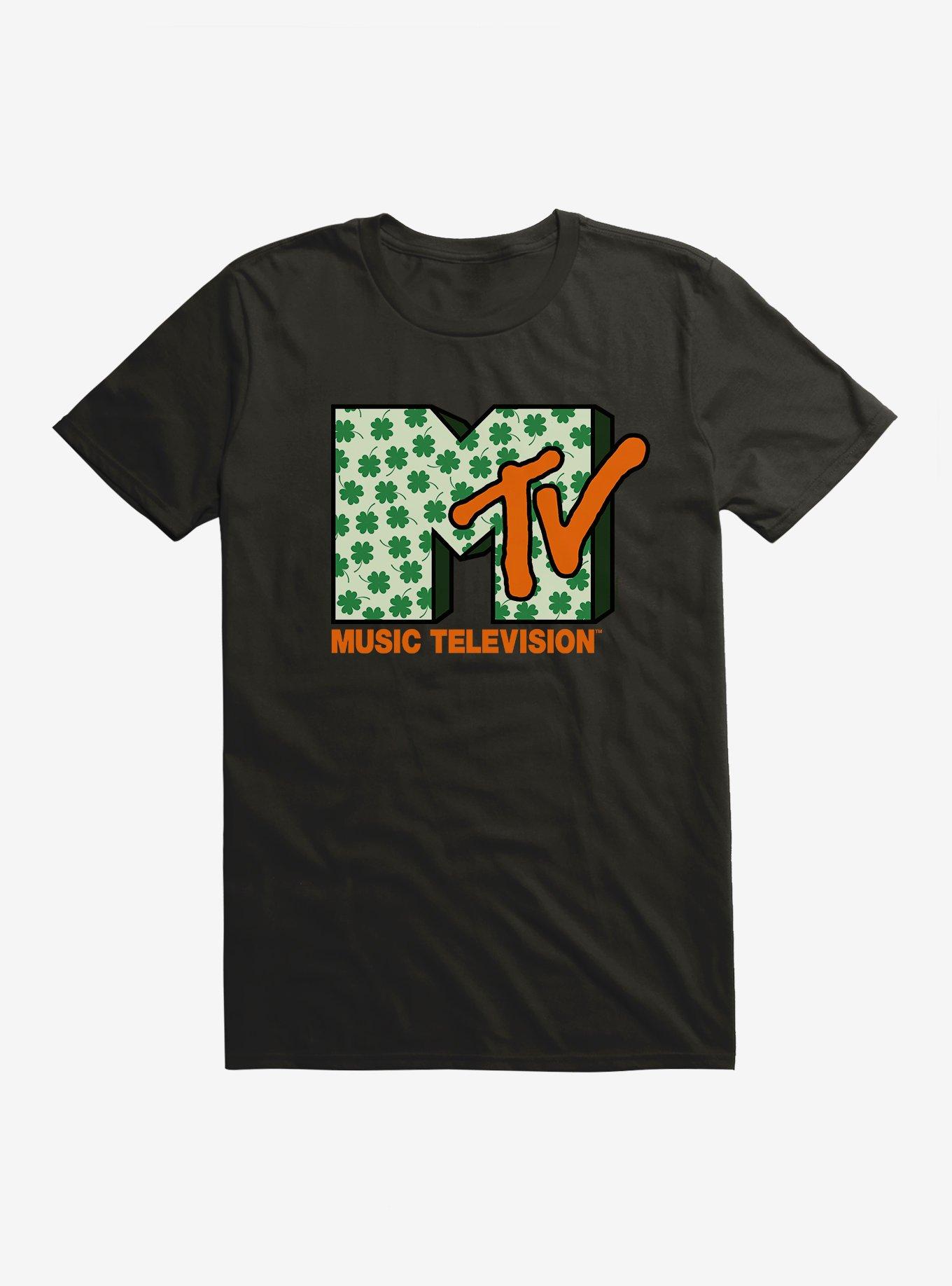 THRDLESS MTV Four Leaf Clover Logo T-Shirt