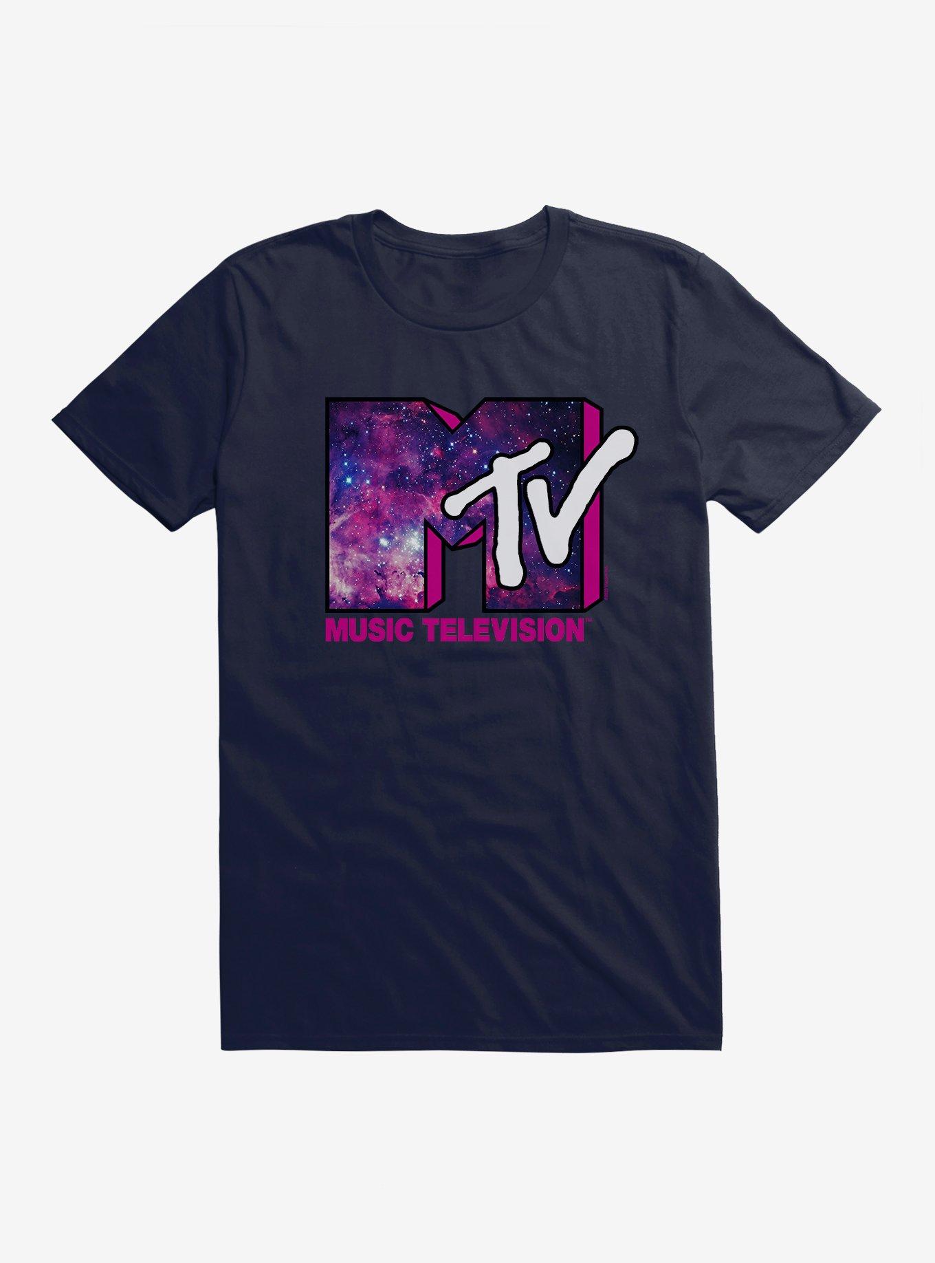 MTV Galaxy Logo T-Shirt, NAVY, hi-res view 1