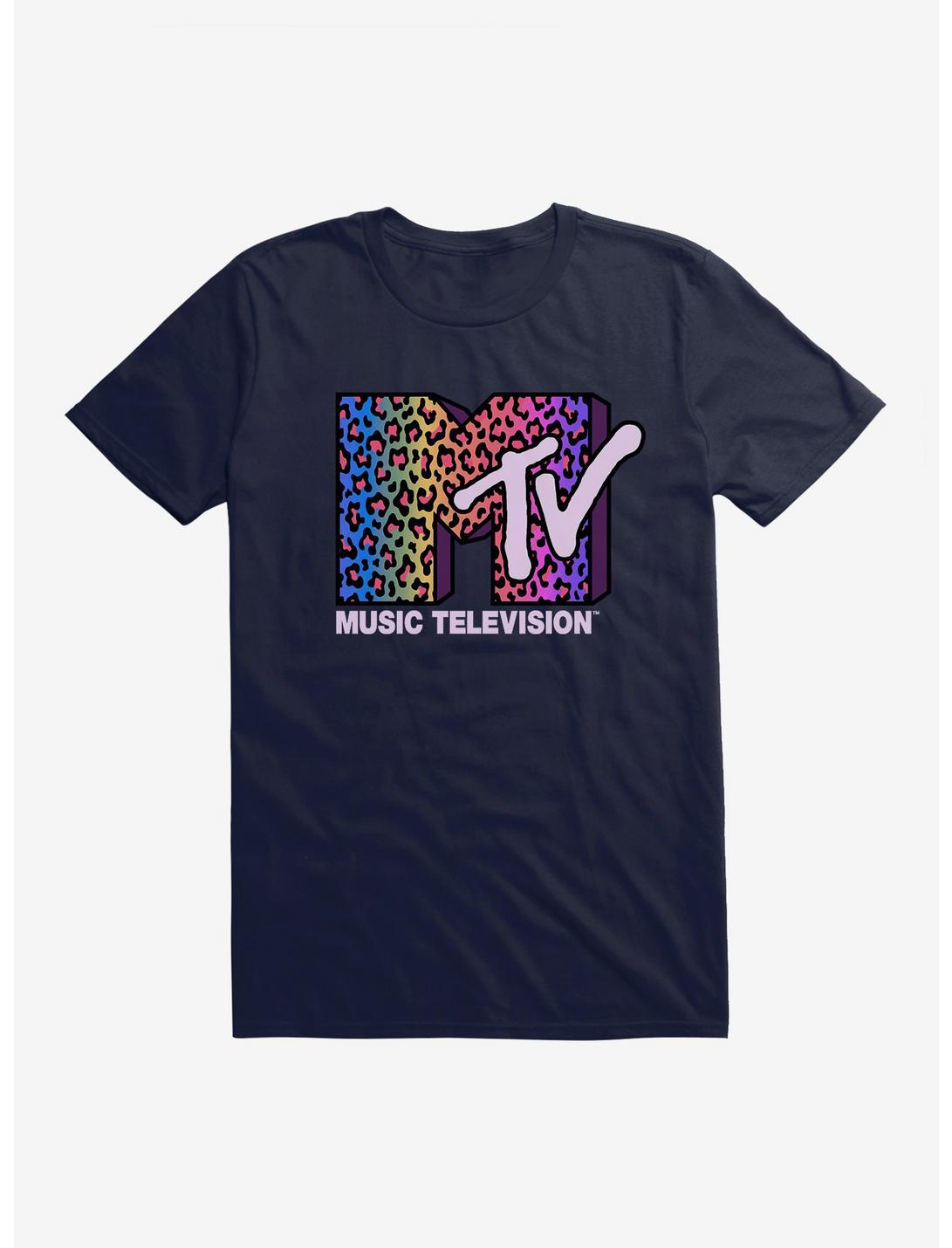 MTV Rainbow Cheetah Logo T-Shirt, , hi-res