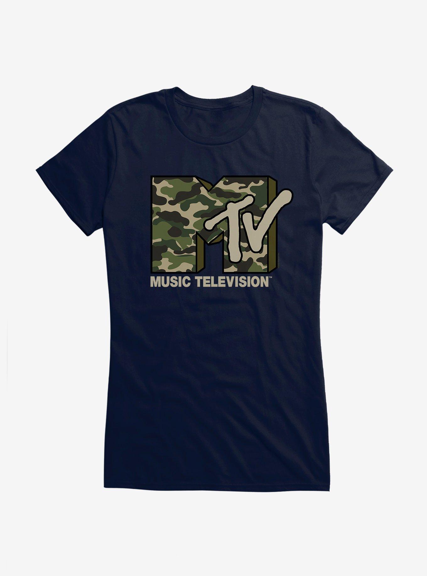MTV Camo Logo Girls T-Shirt, , hi-res