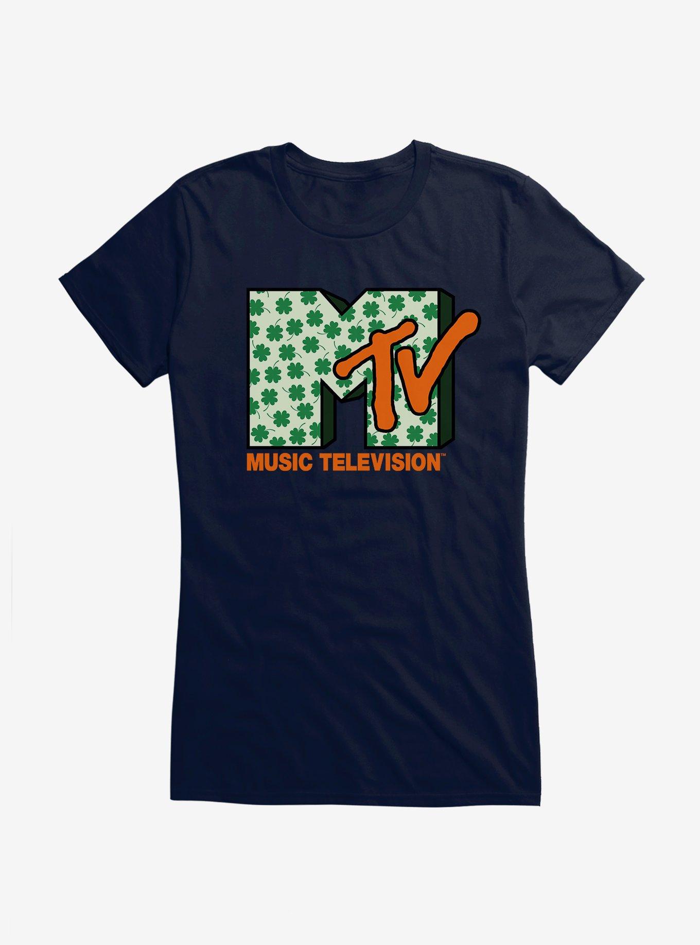 MTV Four Leaf Clover Logo Girls T-Shirt, , hi-res