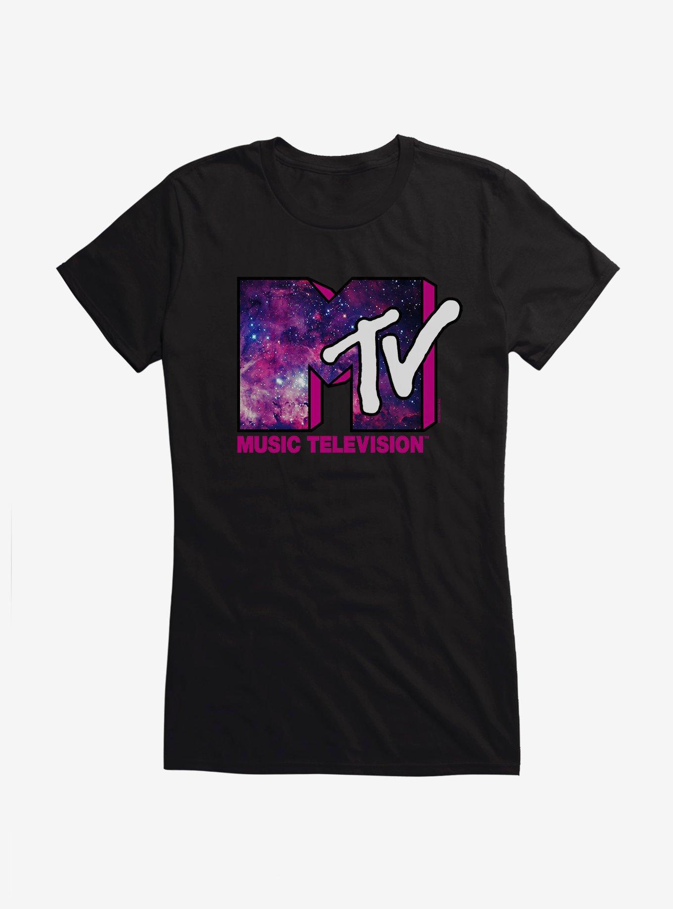THRDLESS MTV Galaxy Logo Girls T-Shirt