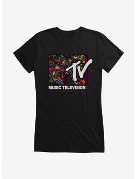 MTV Paint Splatter Logo Girls T-Shirt, , hi-res