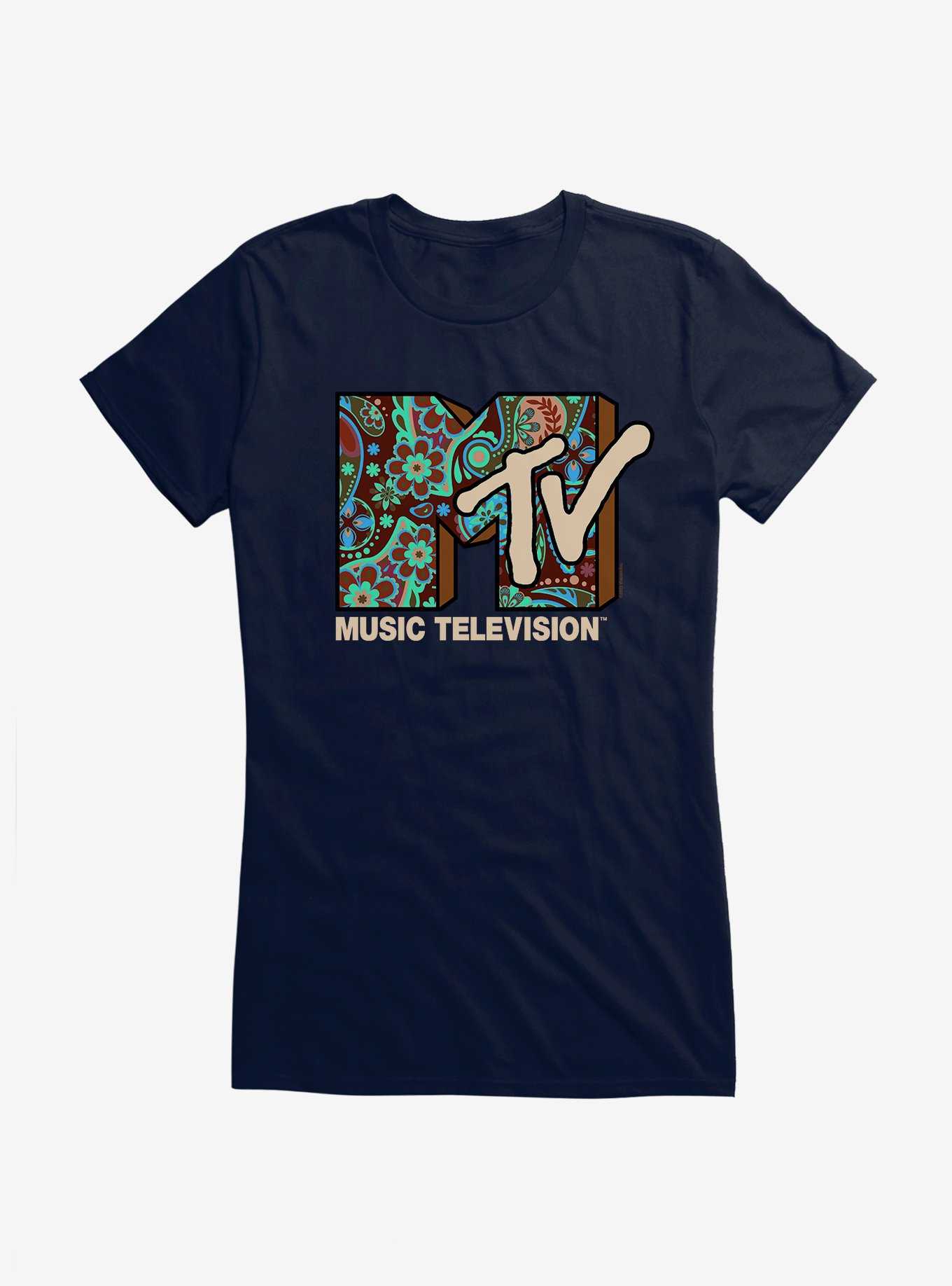 MTV Paisley Logo Girls T-Shirt, , hi-res