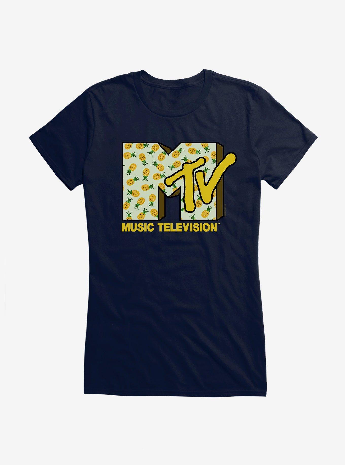 MTV Pineapple Logo Girls T-Shirt, , hi-res