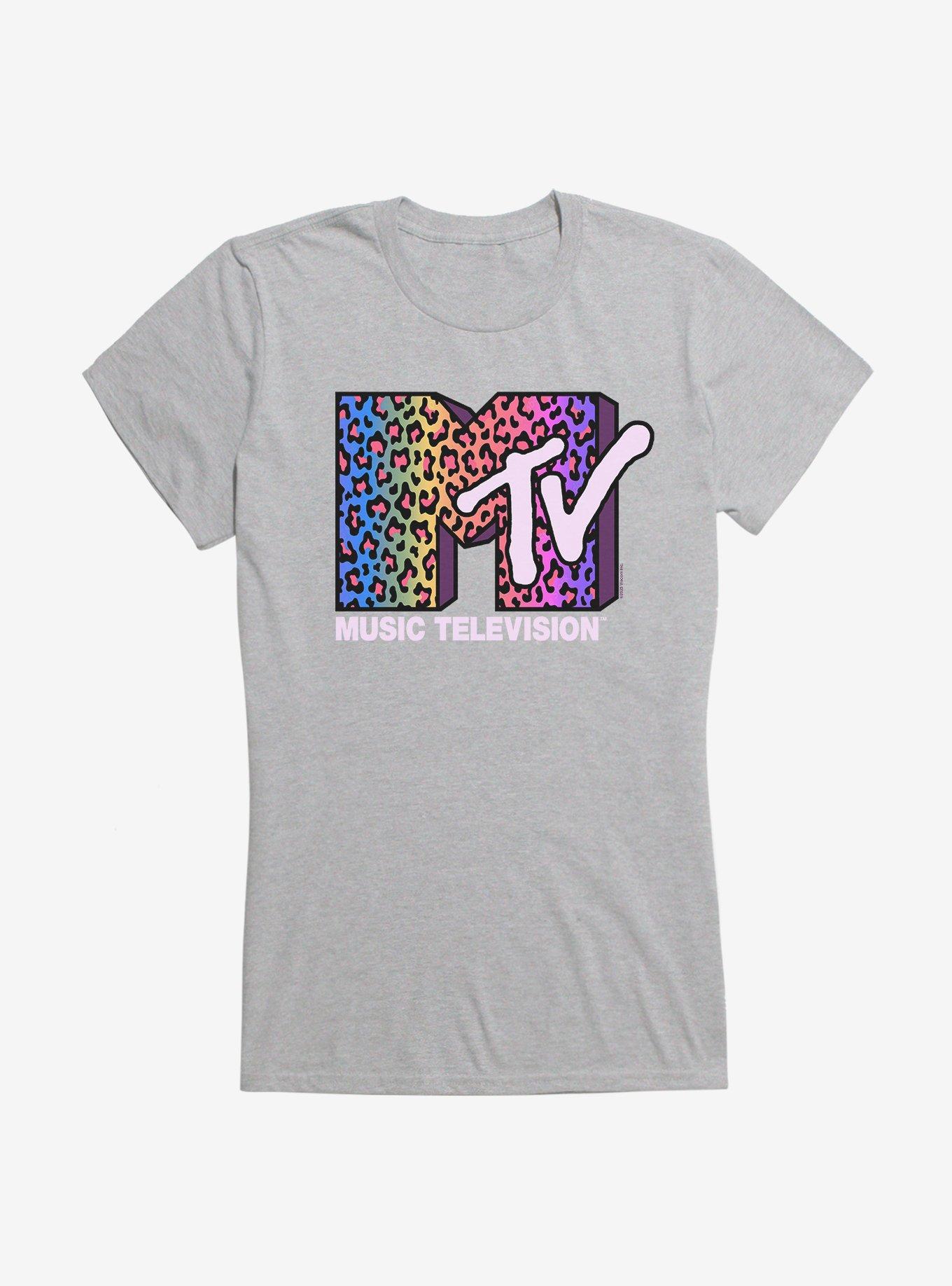 MTV Rainbow Cheetah Logo Girls T-Shirt, , hi-res