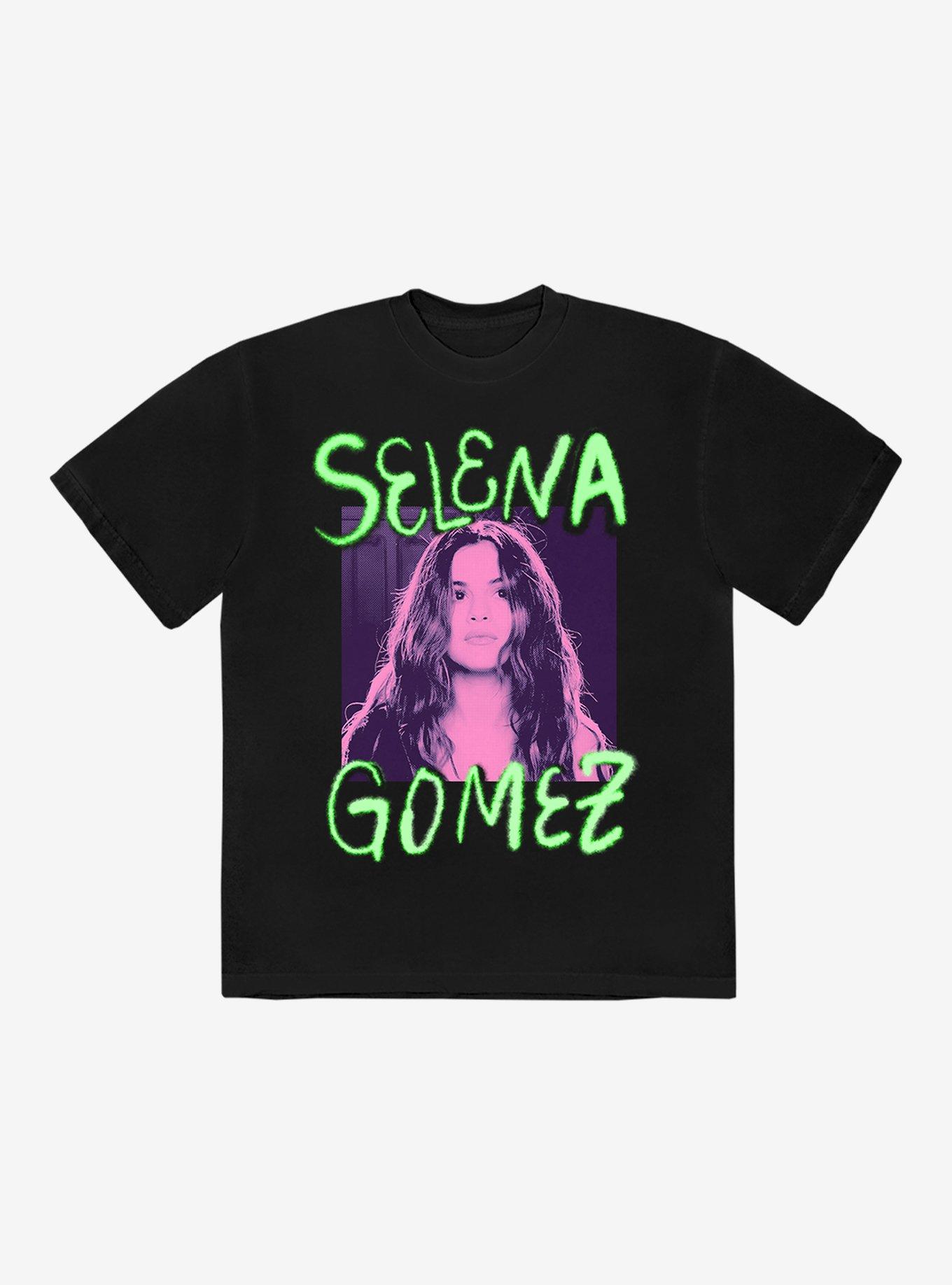 Selena Gomez Portrait T-Shirt, BLACK, hi-res