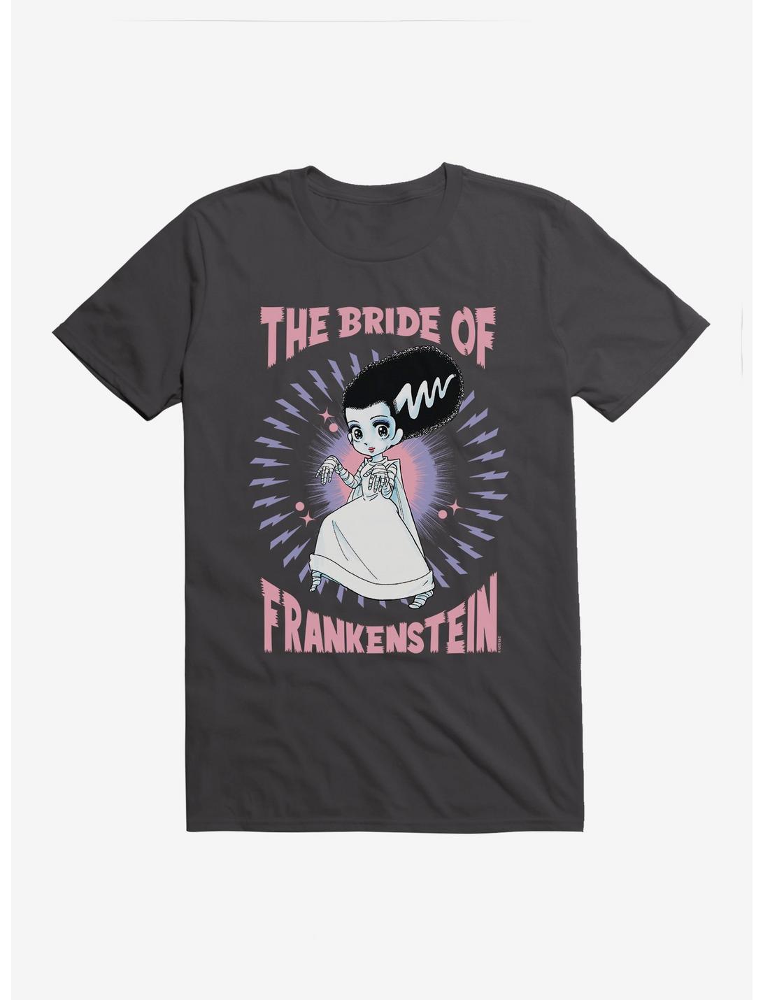Universal Anime Monsters Bride Of Frankenstein T-Shirt, DARK GREY, hi-res