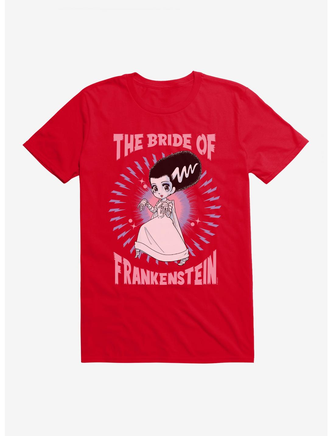 Universal Anime Monsters Bride Of Frankenstein T-Shirt, RED, hi-res