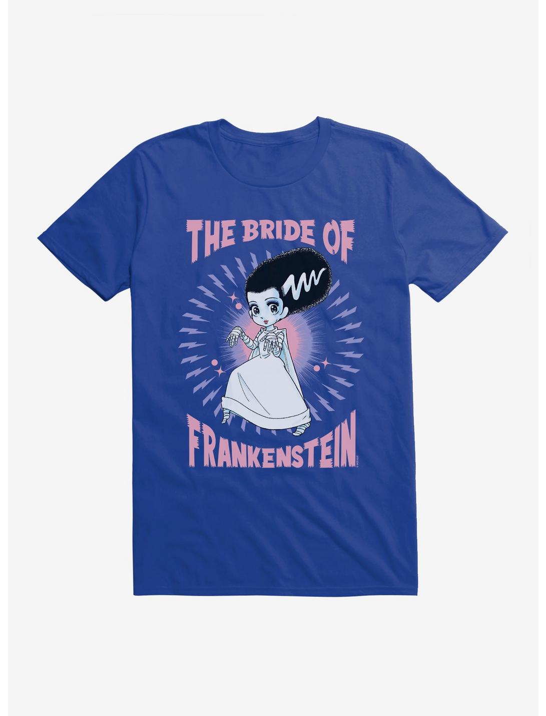 Universal Anime Monsters Bride Of Frankenstein T-Shirt, ROYAL BLUE, hi-res