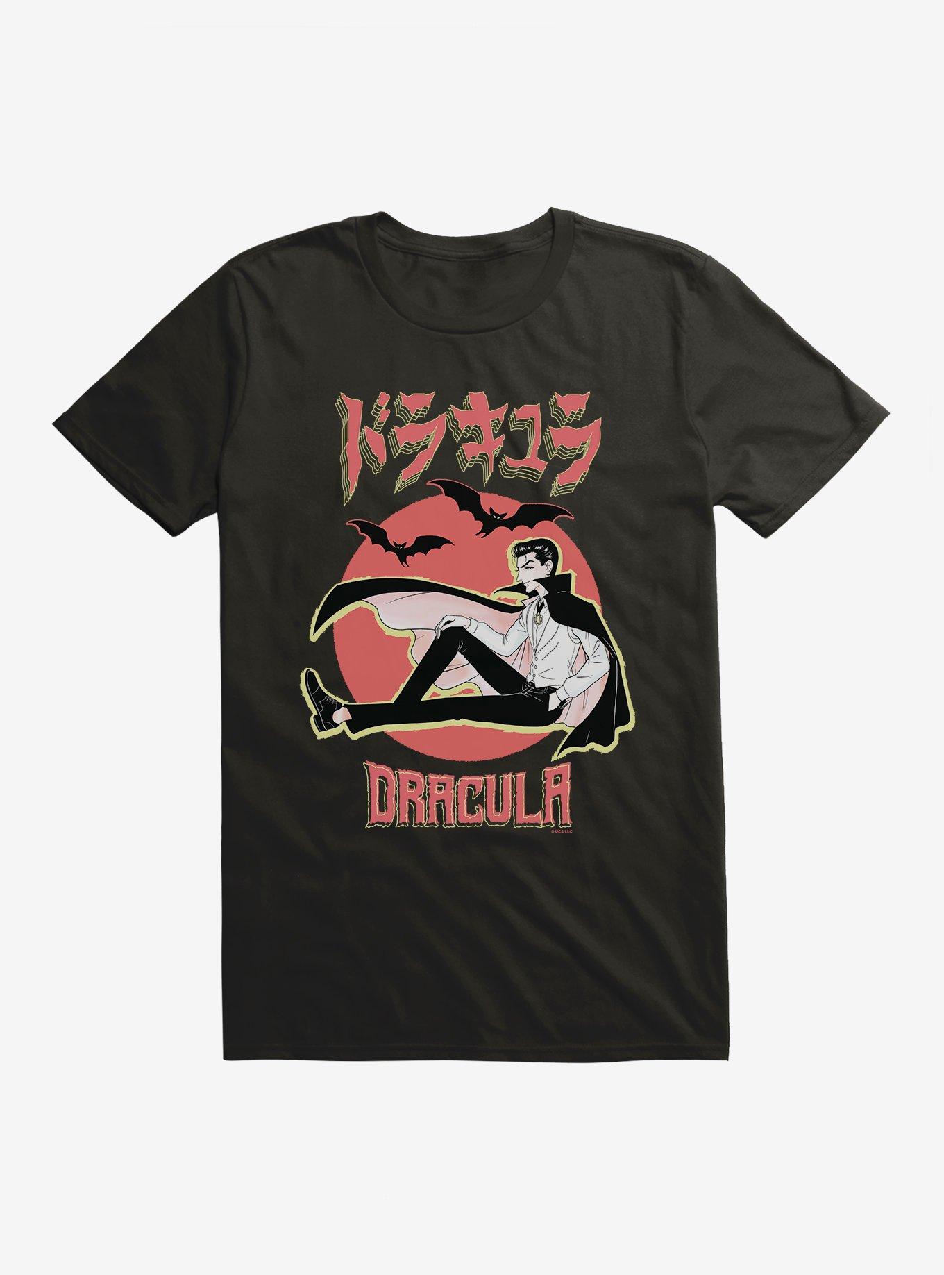Universal Anime Monsters Dracula Portrait T-Shirt, BLACK, hi-res