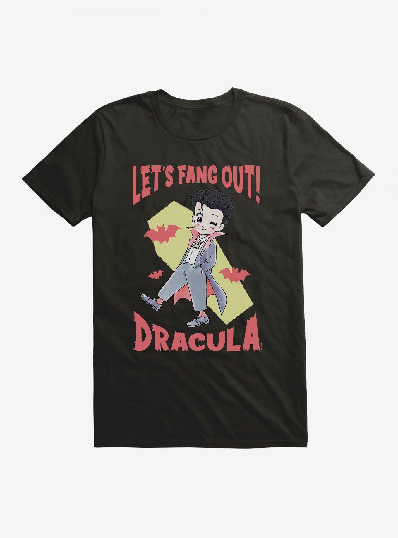 Universal Anime Monsters Fang Out Dracula T-Shirt, BLACK, hi-res