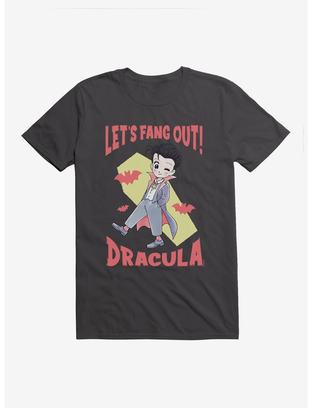 Universal Anime Monsters Fang Out Dracula T-Shirt, DARK GREY, hi-res