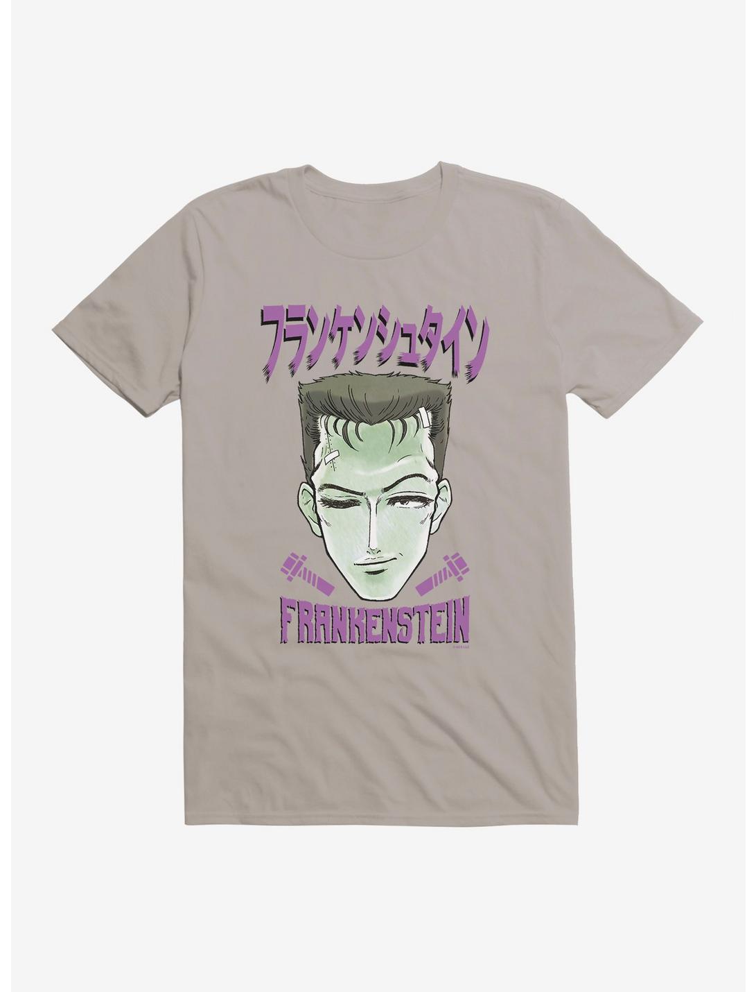 Universal Anime Monsters Frankenstein Portrait T-Shirt, LIGHT GREY, hi-res