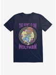 Universal Anime Monsters Hunt Is On Wolfman T-Shirt, MIDNIGHT NAVY, hi-res