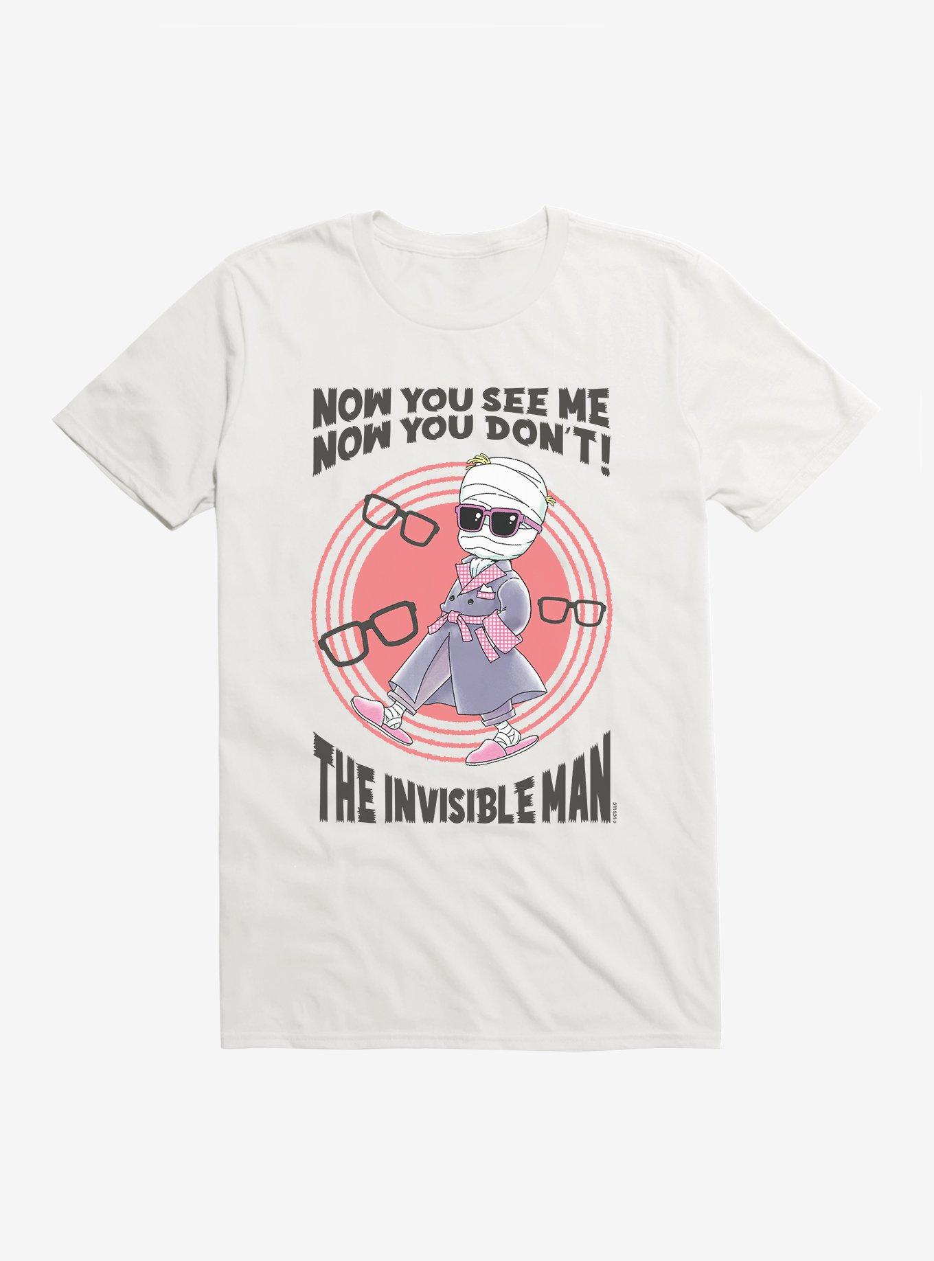 Universal Anime Monsters Invisible Man T-Shirt, WHITE, hi-res