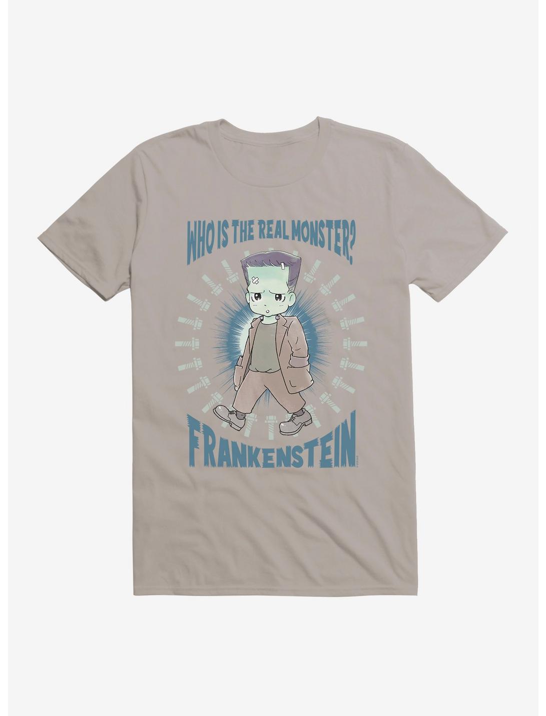 Universal Anime Monsters Real Monster Frankenstein T-Shirt, LIGHT GREY, hi-res