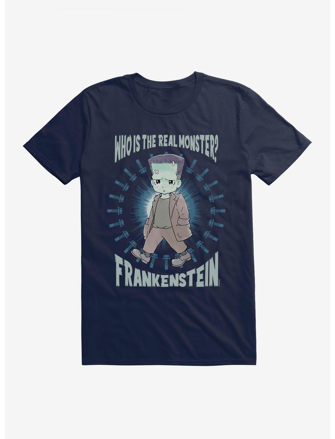 Universal Anime Monsters Real Monster Frankenstein T-Shirt, MIDNIGHT NAVY, hi-res