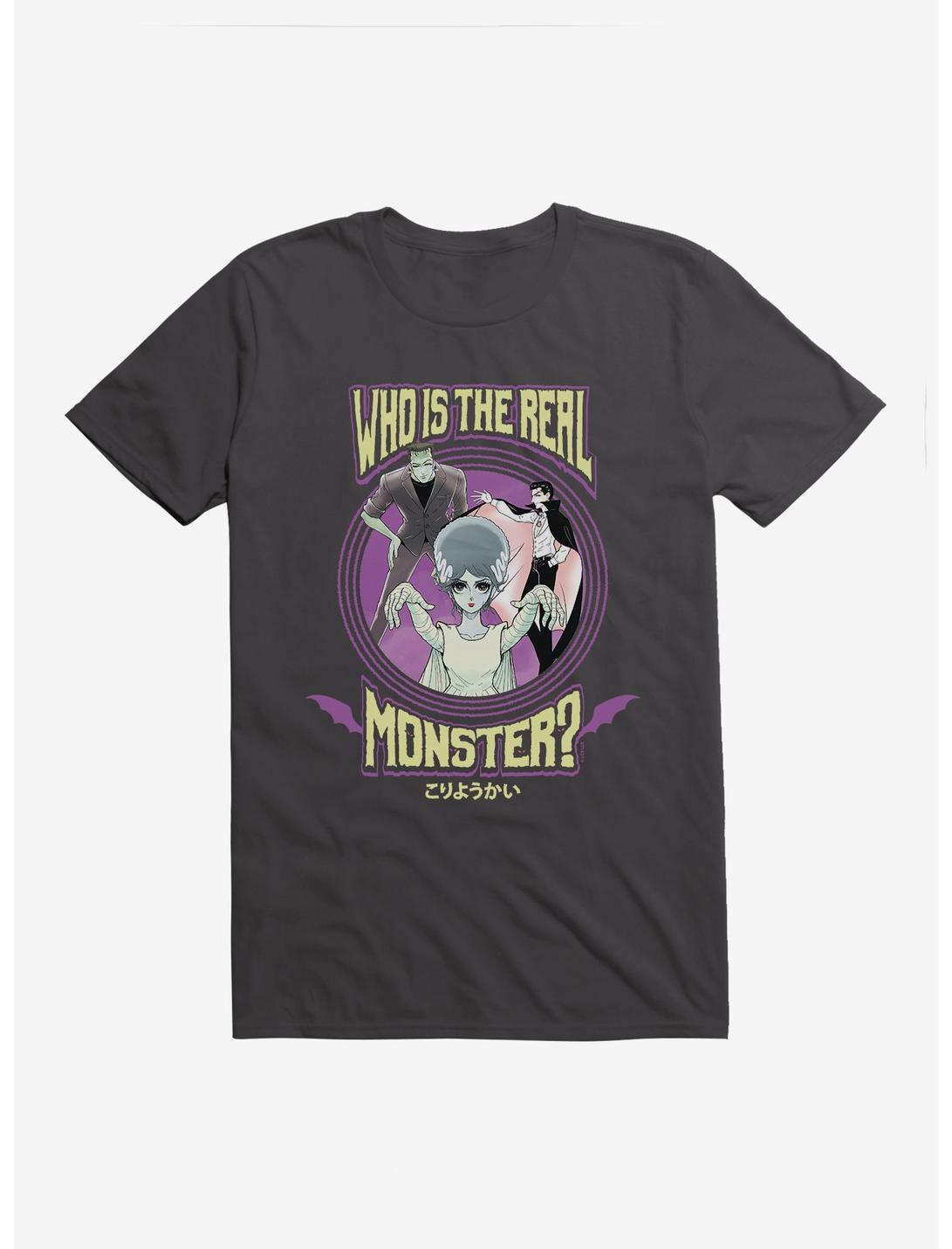 Universal Anime Monsters Real Monster Trio T-Shirt, DARK GREY, hi-res