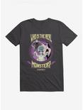 Universal Anime Monsters Real Monster Trio T-Shirt, DARK GREY, hi-res