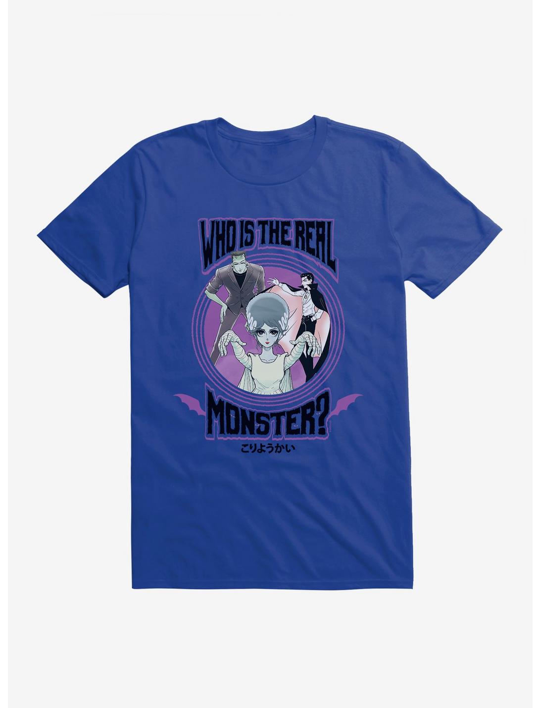 Universal Anime Monsters Real Monster Trio T-Shirt, ROYAL BLUE, hi-res