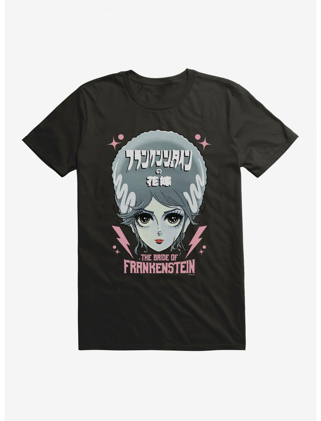 Universal Anime Monsters The Bride Of Frankenstein Portrait T-Shirt, BLACK, hi-res