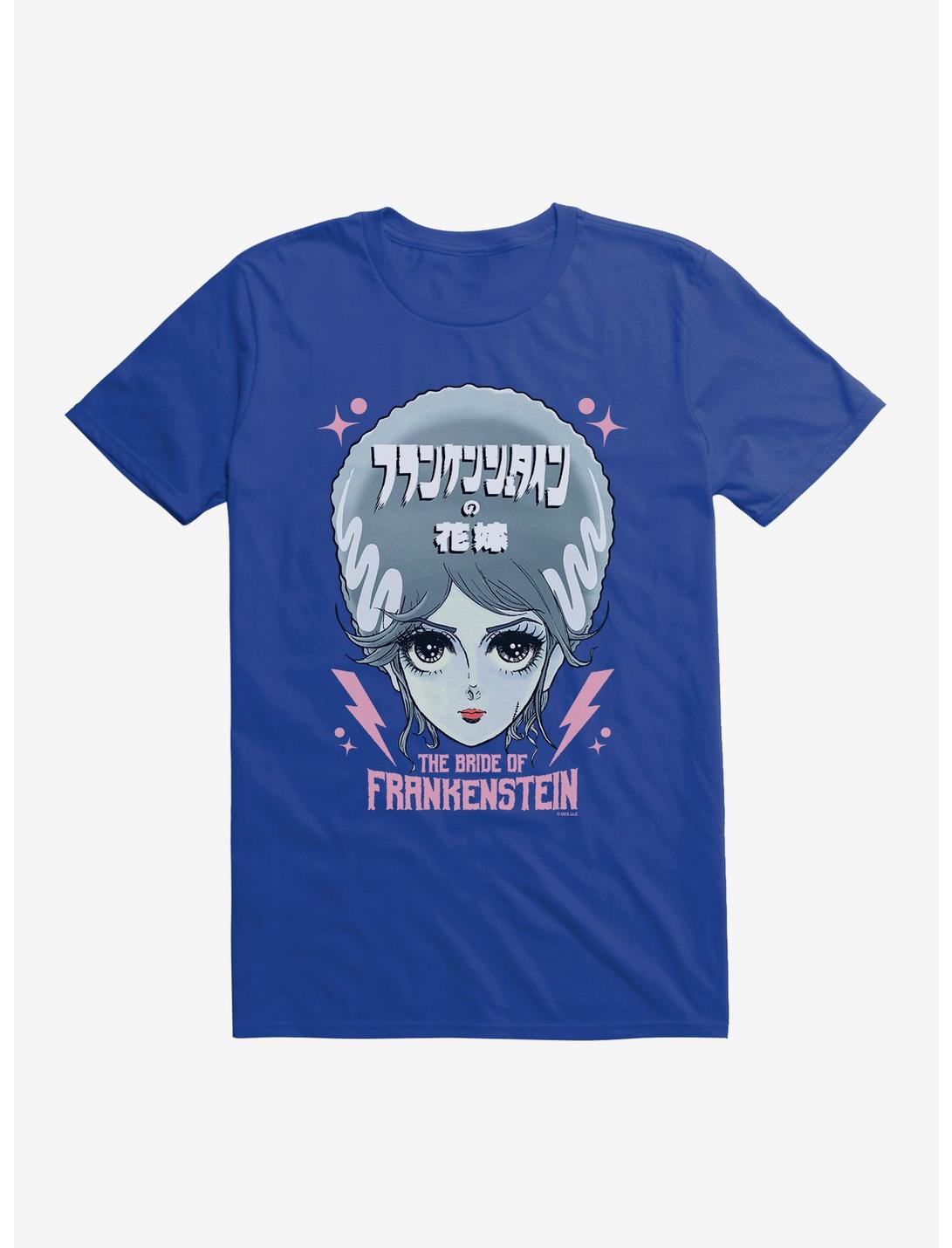 Universal Anime Monsters The Bride Of Frankenstein Portrait T-Shirt, ROYAL BLUE, hi-res