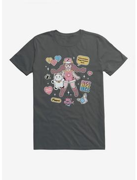 Plus Size Bee And Puppycat Sticker Icons T-Shirt, , hi-res