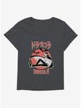 Universal Anime Monsters Dracula Portrait Womens T-Shirt Plus Size, CHARCOAL HEATHER, hi-res