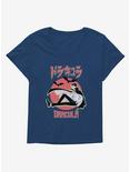 Universal Anime Monsters Dracula Portrait Womens T-Shirt Plus Size, ATHLETIC NAVY, hi-res