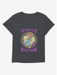 Universal Anime Monsters Hunt Is On Wolfman Womens T-Shirt Plus Size, CHARCOAL HEATHER, hi-res