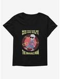 Universal Anime Monsters Invisible Man Womens T-Shirt Plus Size, BLACK, hi-res