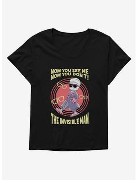 Plus Size Universal Anime Monsters Invisible Man Womens T-Shirt Plus Size, , hi-res