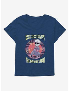 Universal Anime Monsters Invisible Man Womens T-Shirt Plus Size, , hi-res