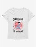 Universal Anime Monsters Invisible Man Womens T-Shirt Plus Size, WHITE, hi-res