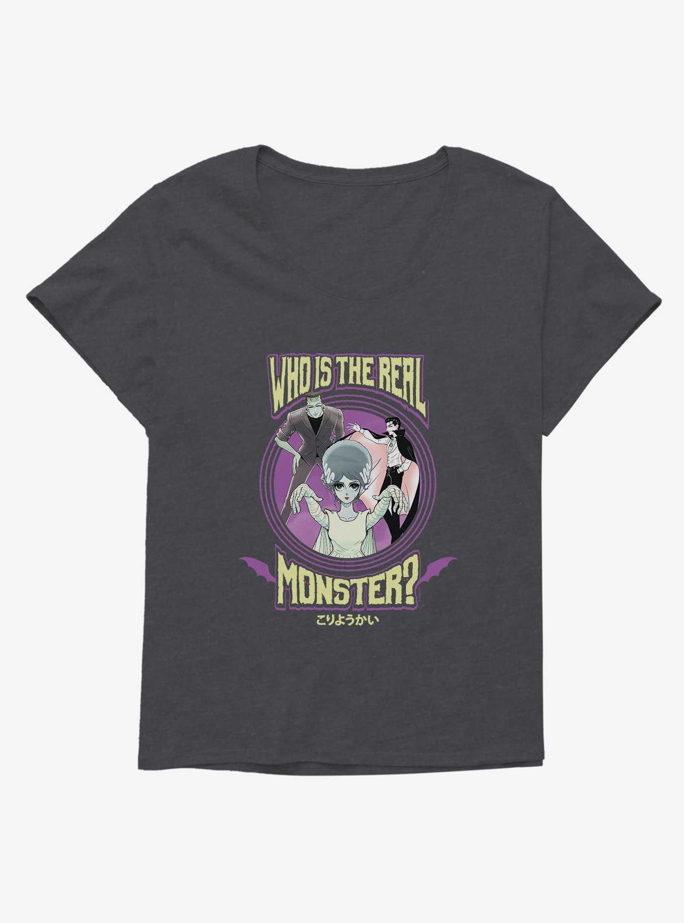 Universal Anime Monsters Real Monster Trio Womens T-Shirt Plus Size, , hi-res