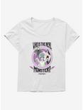 Universal Anime Monsters Real Monster Trio Womens T-Shirt Plus Size, WHITE, hi-res