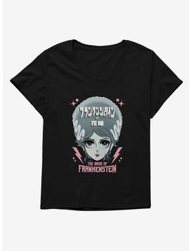 Universal Anime Monsters The Bride Of Frankenstein Portrait Womens T-Shirt Plus Size, , hi-res