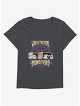 Universal Anime Monsters The Real Monster Lineup Womens T-Shirt Plus Size, CHARCOAL HEATHER, hi-res