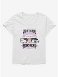 Universal Anime Monsters The Real Monster Lineup Womens T-Shirt Plus Size, WHITE, hi-res