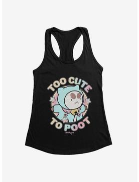 Plus Size Bee And Puppycat Too Cute To Poot Girls Tank, , hi-res
