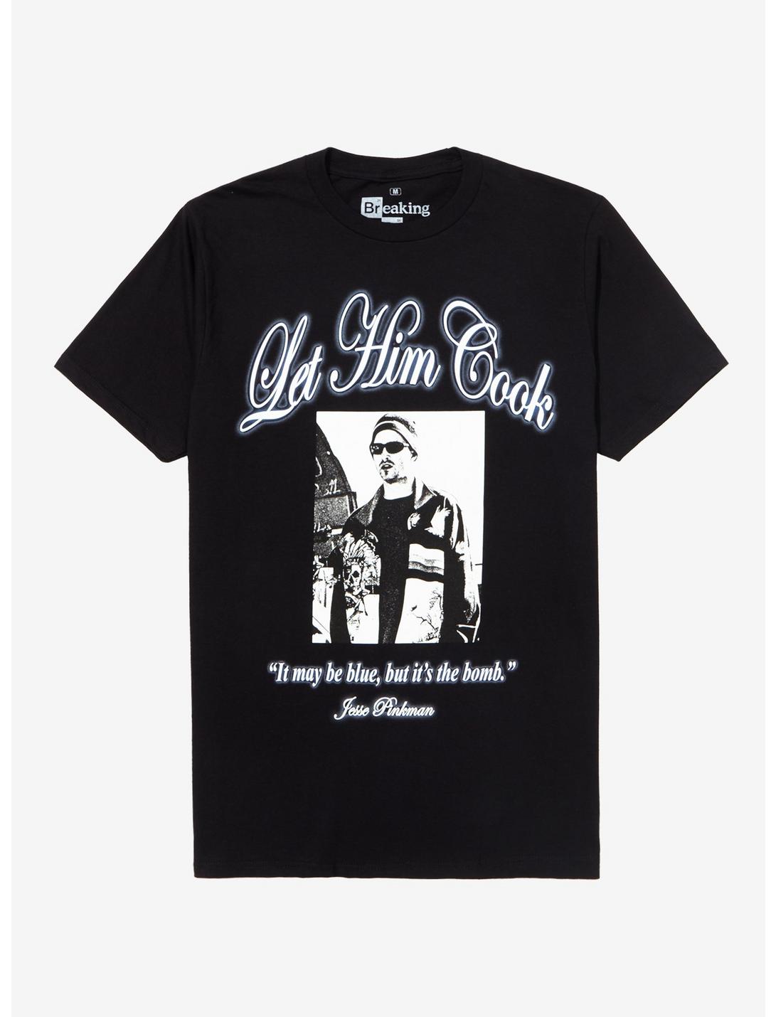 Breaking Bad Let Him Cook Quote T-Shirt, BLACK, hi-res