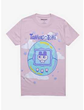 Tamagotchi Glitter Boyfriend Fit Girls T-Shirt, , hi-res