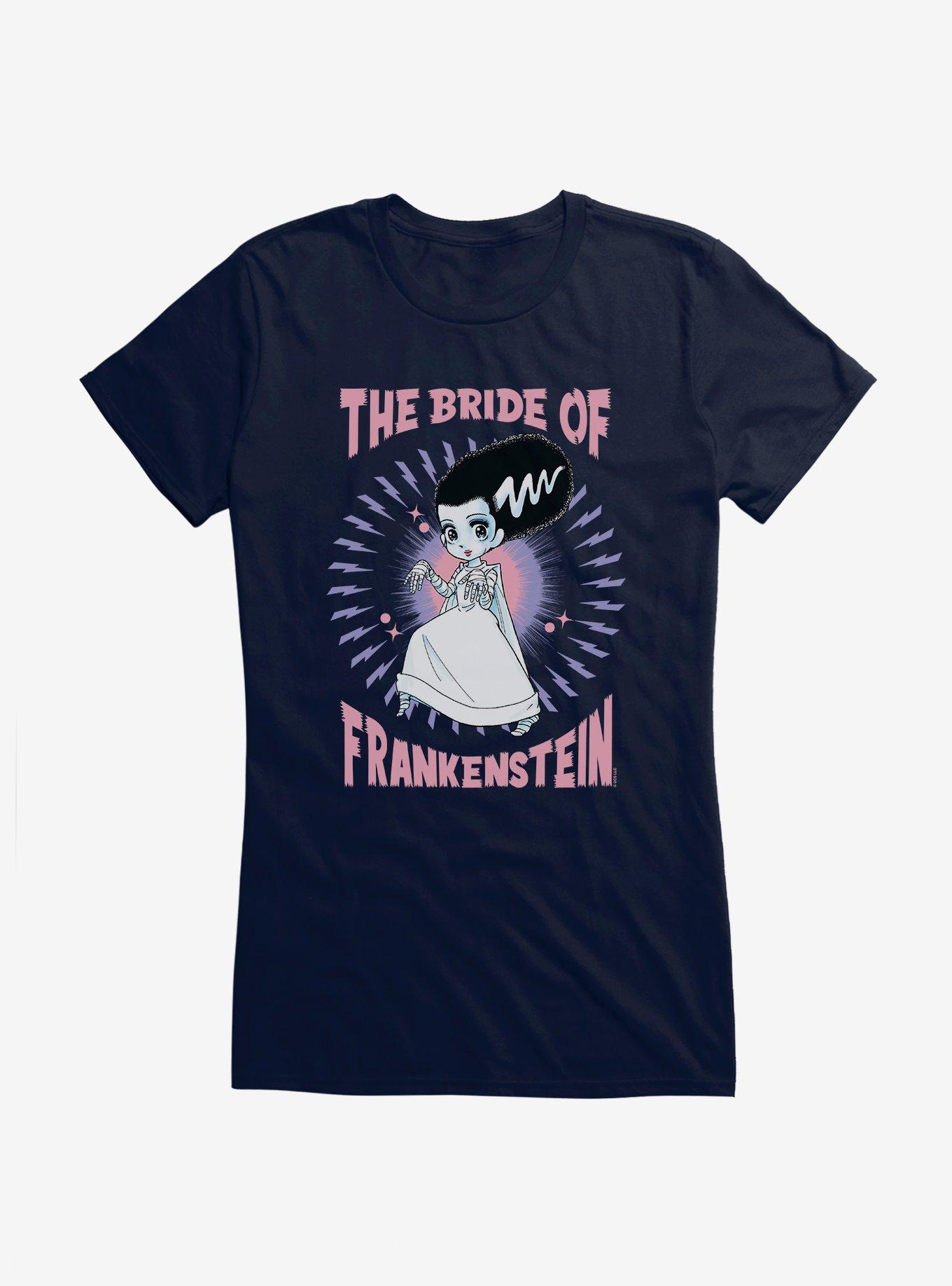 THRDLESS Universal Anime Monsters Bride Of Frankenstein Girls T-Shirt