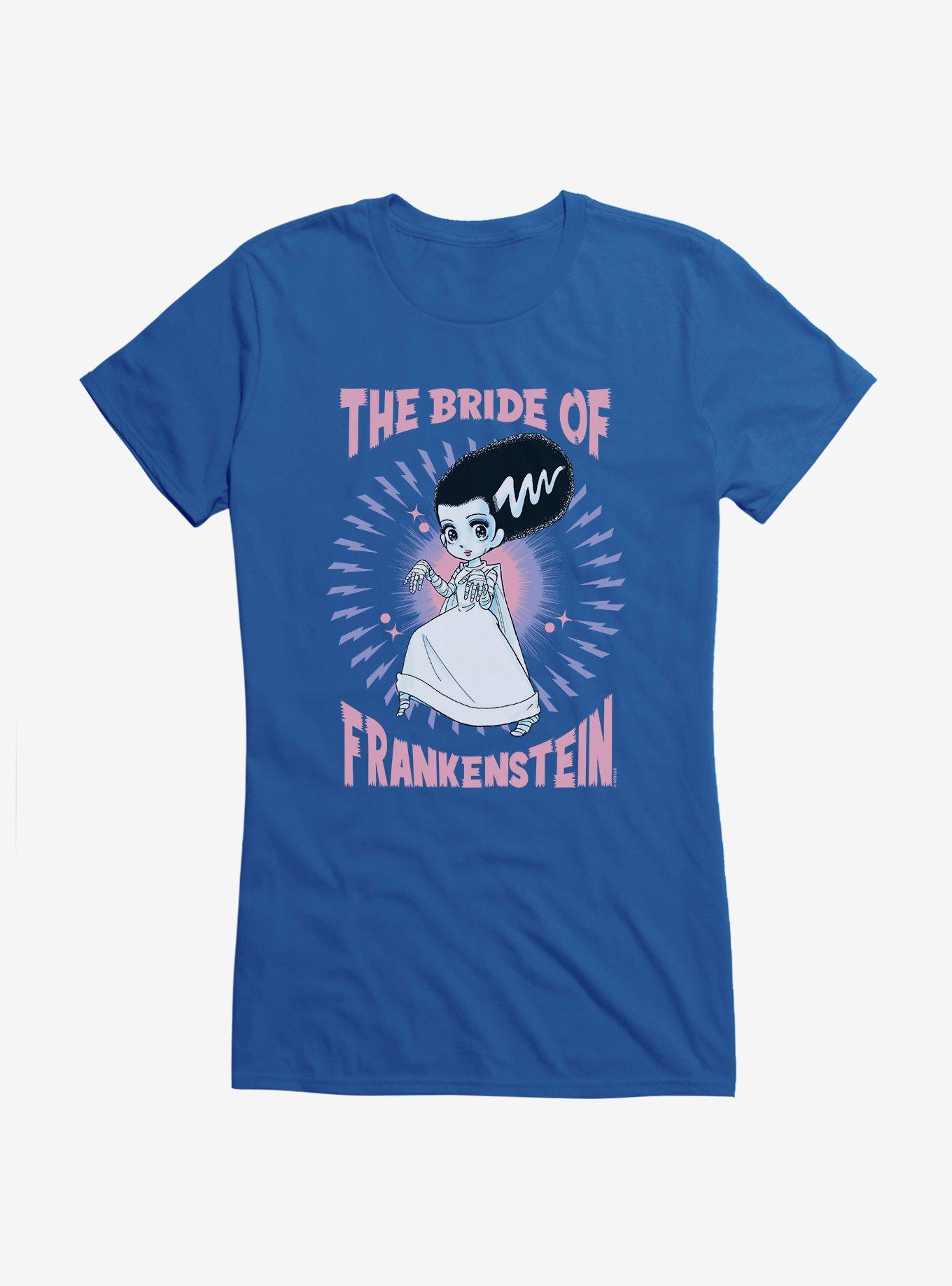 Universal Anime Monsters Bride Of Frankenstein Girls T-Shirt