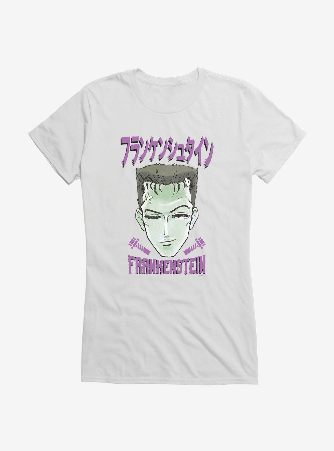 Universal Anime Monsters Frankenstein Portrait Girls T-Shirt