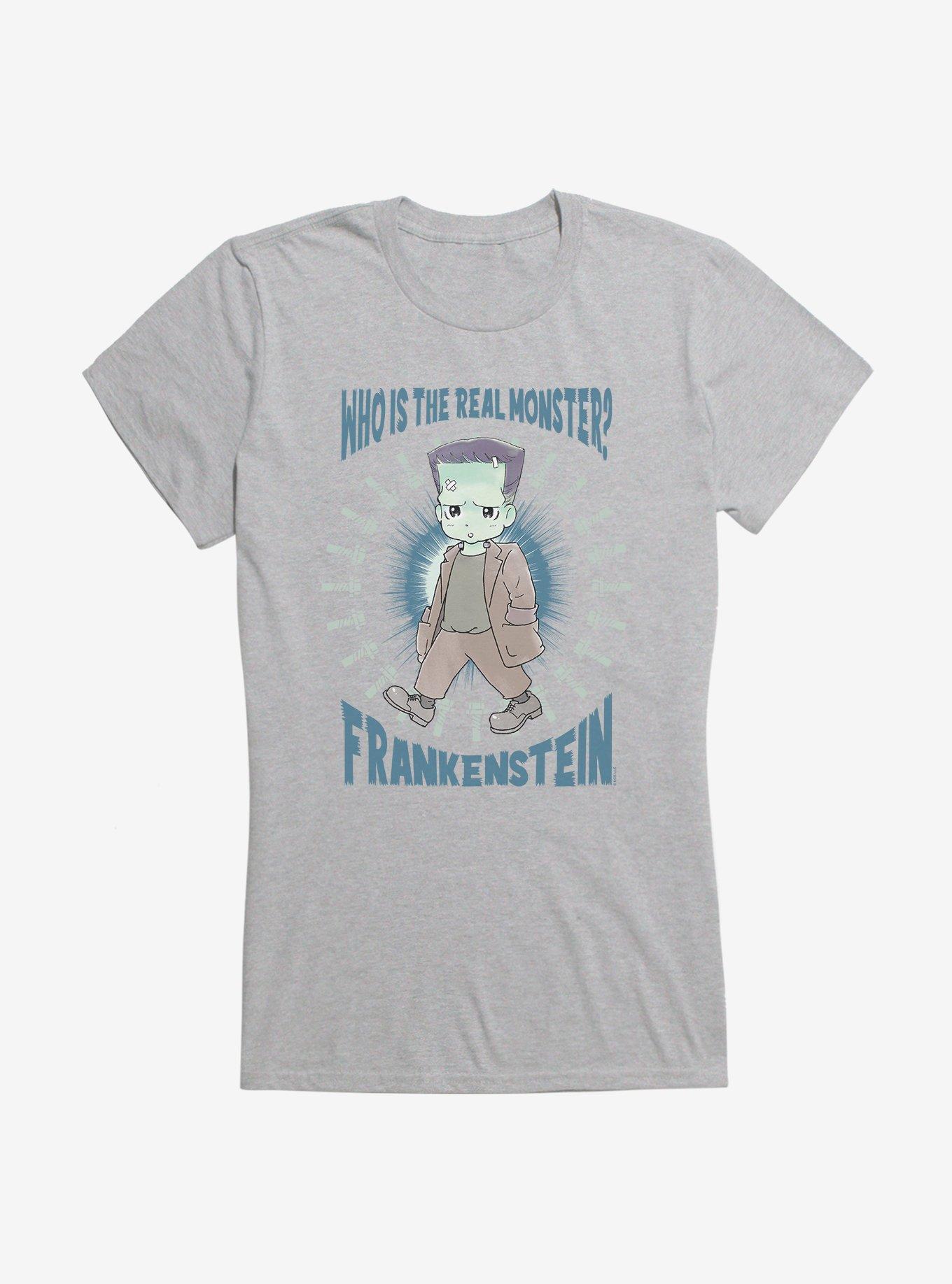 THRDLESS Universal Anime Monsters Real Monster Frankenstein Girls T-Shirt