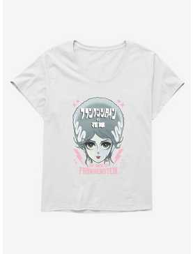 Universal Anime Monsters The Bride Of Frankenstein Portrait Girls T-Shirt Plus Size, , hi-res