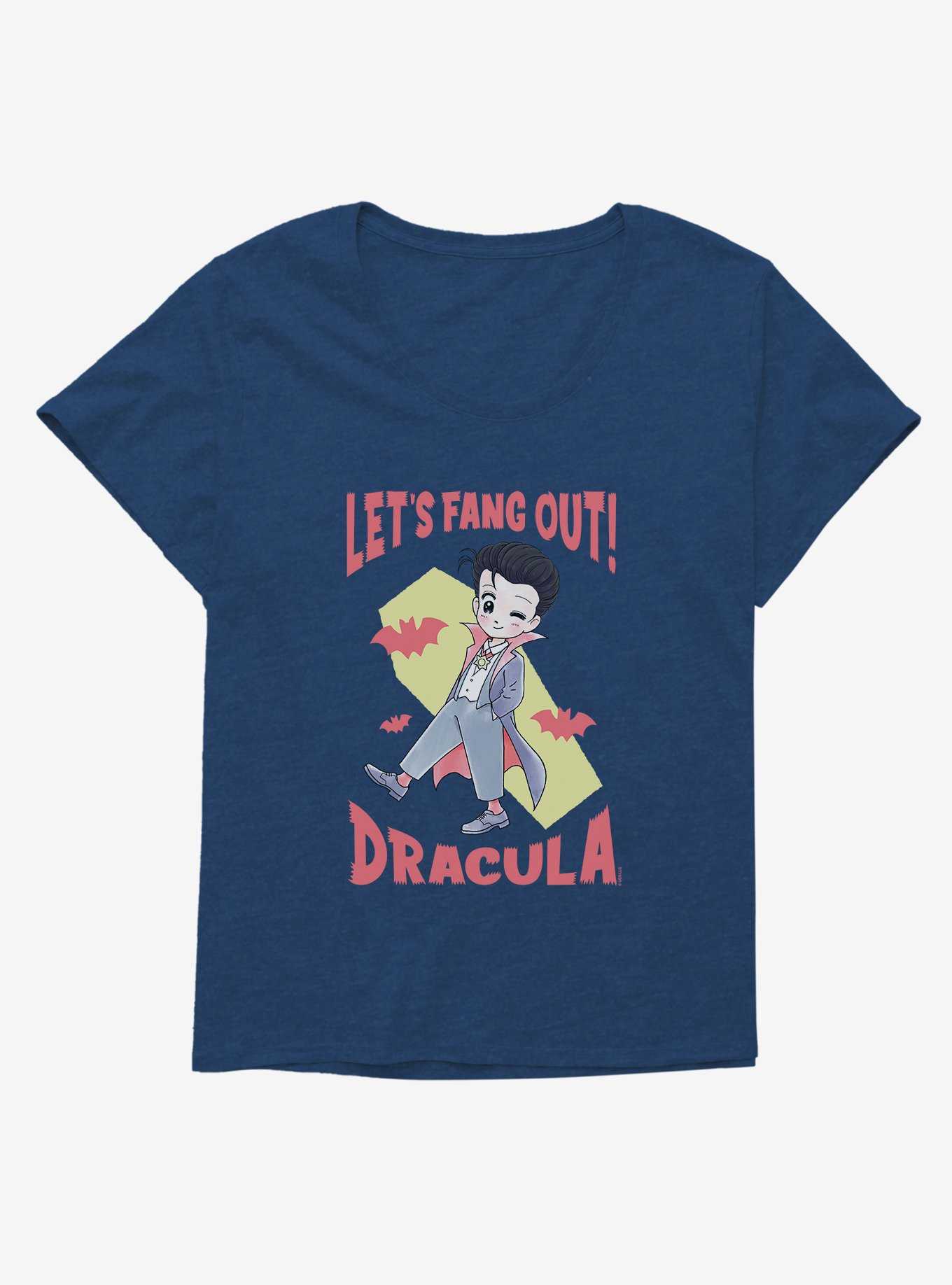 Universal Anime Monsters Fang Out Dracula Girls T-Shirt Plus Size, , hi-res